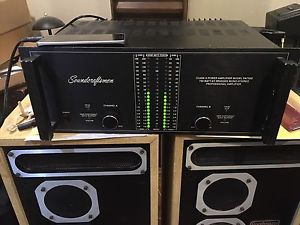 Soundcraftman Ra 7502 275 Watts Per Channel 8 Ohms Class H Amplifier