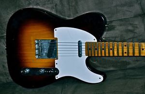 Fender Telecaster Custom Shop 1955 2-Tone Wide Sunburst 2015 - Black Dot Music