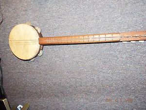 Rare  remo ptsOpen-Back 3-string  banjos tambourine made in the usa