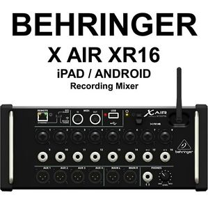 Behringer x air xr16