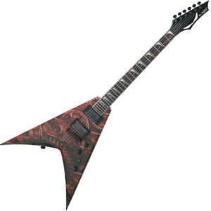 Dean Dave Mustaine Signature Gears Of War Unique Graphic V Shape Electric Guitar