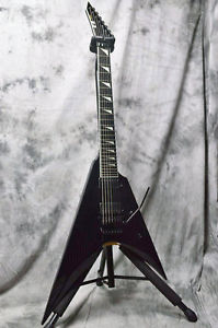 E-II Arrow-7 Black 7String Flying V Made in Japan Electric guitar E-guitar