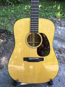 Martin D-18 2015 with K&K pickup and case - Excellent