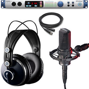 Presonus Studio 192 & Audio Technica AT4050 Microphone & AKG K271 MKII Monitor