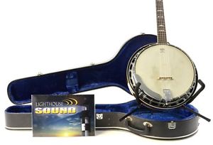 80's Fender Leo Standard 5-String Banjo - Natural w/ Fender Case