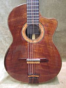2010 BELLUCCI HANDMADE CLASSICAL NYLON  AFRICAN MAHOGANY #979 EXOTIC HARDWOODS!