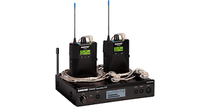 New Shure PSM 300 Twin Pack Pro Personal Monitor System IEM P3TRA215CL-G20