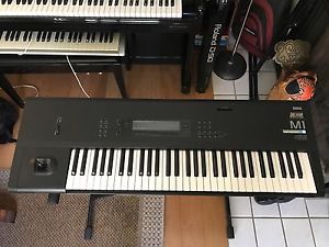 Black Korg M1 Synthesizer Keyboard
