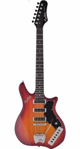 HAGSTROM RETROSCAPE CONDOR ELECTRIC GUITAR – CHERRY SUNBURST