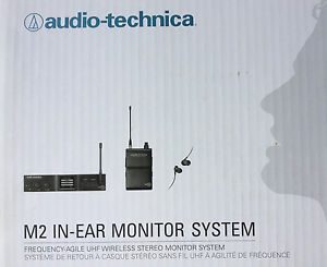 Audio-Technica M2 In-ear Monitor System NEW in Original Box (never used)