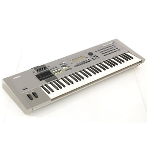 Used Yamaha Motif 6 61 key Synthesizer Keyboard w/ soft case , adapter EMS Free