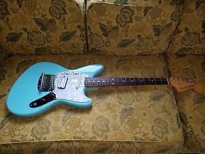Fender Jagstang; Sonic Blue; Designed By Kurt Cobain.