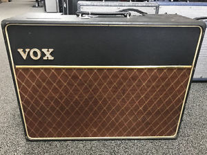 Vox JMI AC-10 AC10 Twin Grey Panel Smooth Black Tolex Cabinet 1963-65