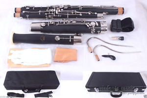 New Bassoon C tone great material Ebonite + case fine quality Top grade#B17