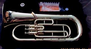 YAMAHA Euphonium YEP 201 Baritone Bb HORN~Hard Case~CONN 12-C Mouthpiece YEP201