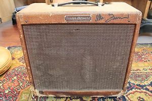 Vintage tweed 1959 Fender Harvard amp owned by Ike Turner