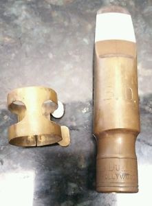RARE B.D. BOB DUKOFF Hollywood TENOR SAX SAXOPHONE 5  x19 Mouthpiece
