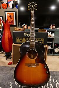 1968 Gibson J-160e vintage acoustic electric guitar