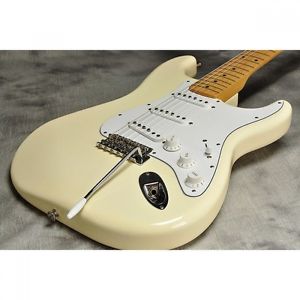 Fender Mexico Classic Series 70s Stratocaster Olympic White Maple Guitar #I830