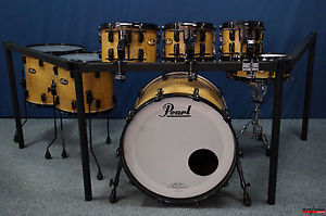 Pearl Masterworks Artisan Shellset in "Natural Tamo"  -  22,8,10,12,14,16" + SD