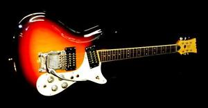 MOSRITE VENTURES “NO LOGO” V-Series 1973 Double bypass switches. Beautiful Semie