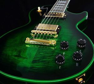 Gibson CUSTOM SHOP Limited Les Paul Custom Figured Plain Top Stealth New