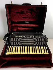 Vintage Hohner Morino Piano Accordion 120 Bass & 41 Keys TESTED