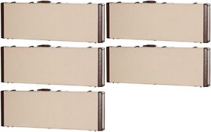 Gator Journeyman Deluxe Wood Case - Electric Bass Guita... (5-pack) Value Bundle