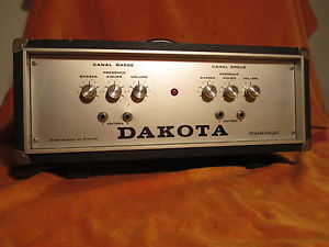 XXX RARE tete d'ampli vintage a lampe DAKOTA MUSIKENGRO !!!
