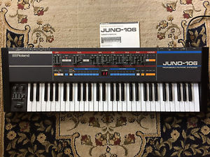 Roland Juno-106 Vintage Analog Synth Digital Hybrid Keyboard Synthesizer