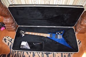 Used Jackson R3 Randy Rhoads Transparent Blue Electric Guitar Needs TLC Inv#RG47