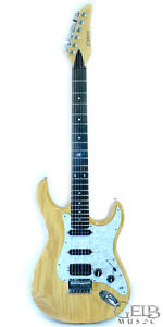 Used Carvin USA made Swamp Ash Hard Tail Electric Guitar HSS, case SWAMPASHSTRAT