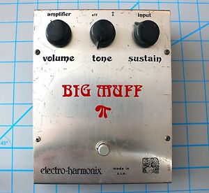 ELECTRO HARMONIX BIG MUFF PI RAM'S HEAD FUZZ PEDAL VINTAGE 1970s ALL-ORIGINAL