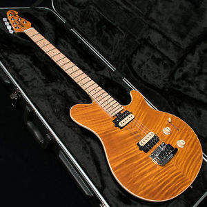 MUSIC MAN AXIS Super Sport (Translucent Gold Flame / Maple) New  w/ Hard case