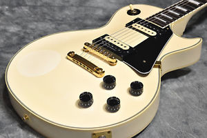 Orville by Gibson LPC Les paul Custom Alpine White, Electric Guitar, MIJ, u1030