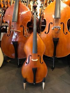Reghino 1/16 Mini Birnenform Massivholz Kontrabass, Double Bass