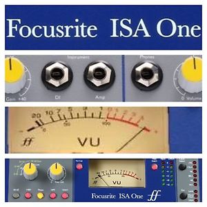 Focusrite ISA One Mic Pre Amp Single Channel PLUS Case (!) in BLUE Colour