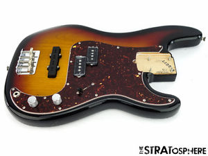 2017 USA Fender Tony Franklin Precision P Jazz Bass LOADED BODY Nitro Sunburst