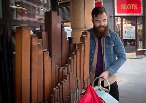 Rare MIDI-controlled electronic Busker Street Organ - vintage, pipe organ