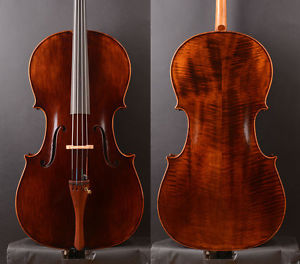 1/2 Size Modern Strad style Cello Deep Tone
