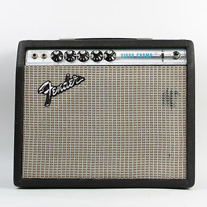Vintage 1974 Fender Vibro Champ Silverface Guitar Combo!