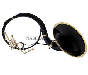 Christmas Sale Sousaphone Painted Black 21" Bell Bb 3V BAG n MOUTH PIECE