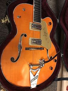 Gretsch G6120-1959LQ Chet Atkins Electric Guitar Western Orange W/ Case