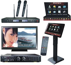 KTV Karaoke System +19"TouchScreen +Professional Microphone worthbuyfhk