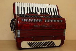 Scandalli Vintage Accordion 80 Bass Akkordeon Fisarmonica Custom Built