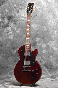 Gibson USA Les Paul Studio Dish Inlay Wine Red 2001 Made in USA E-guitar