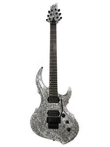 Used ESP Cast Metal Silver electric guitar FRX made in 2016 from japan