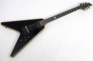 Schecter AD V-1 Jack ATX Black Flying V Electric guitar E-guitar
