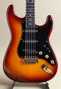SCHECTER Custom Stratocaster Type Sunburst Used Guitar Free Shipping #tg21