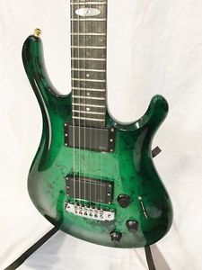 Flaxwood Rautia Custom, Green Burst, 2000, Excellent++ condition, From JAPAN